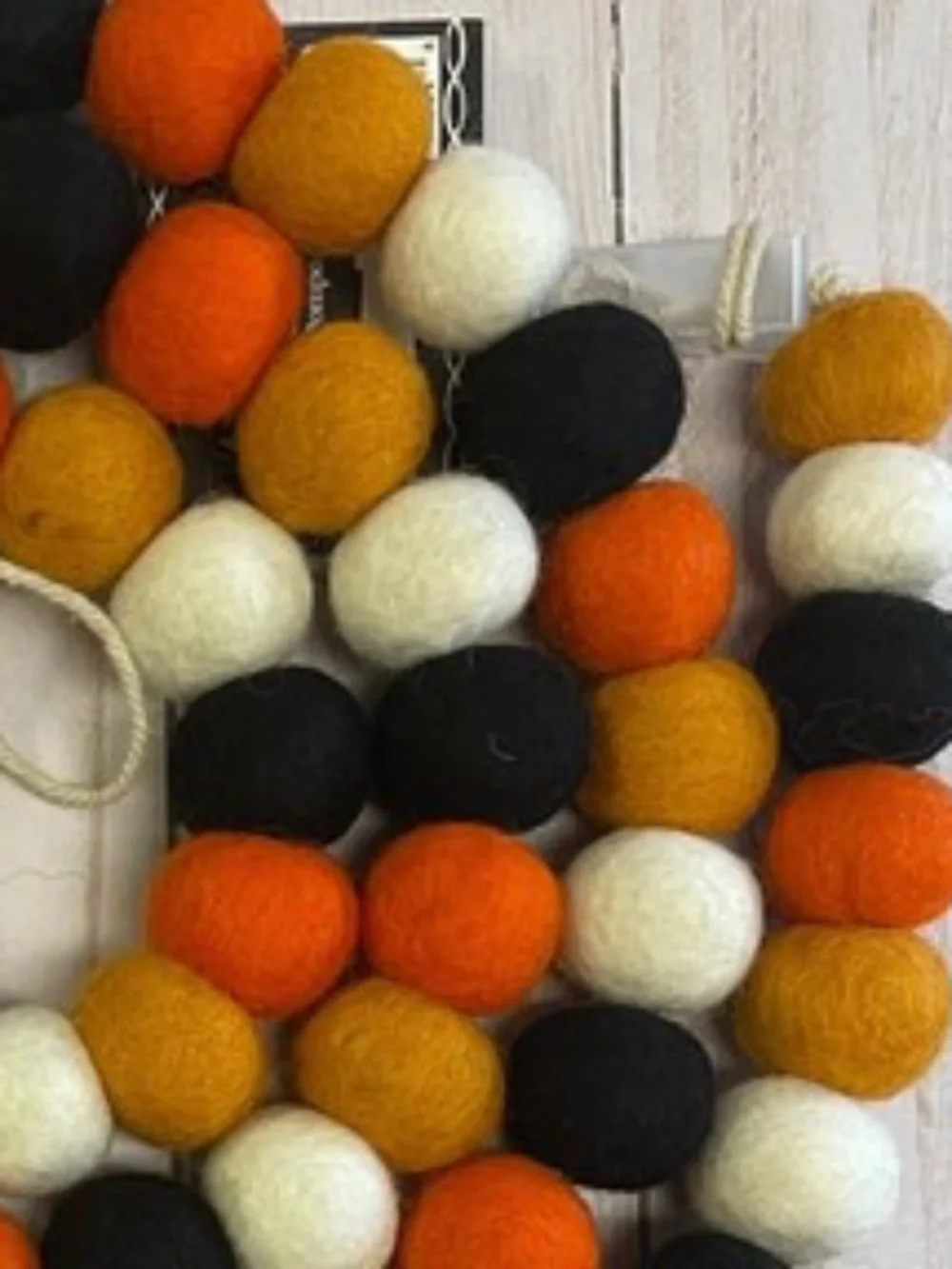 Felt Ball Pom Pom Garland 72